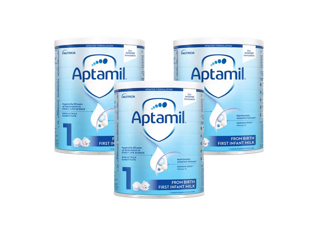 Aptamil Stage 1 Milk Powder, 3 x 700g