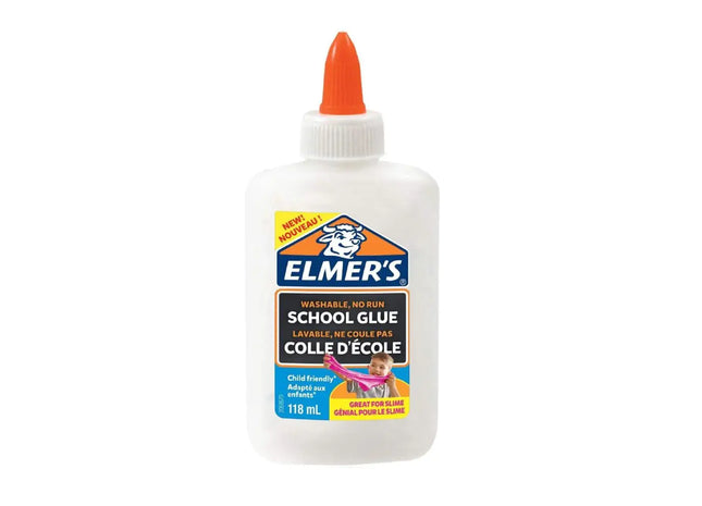 Elmers school PVA white liquid glue 118ml bottle