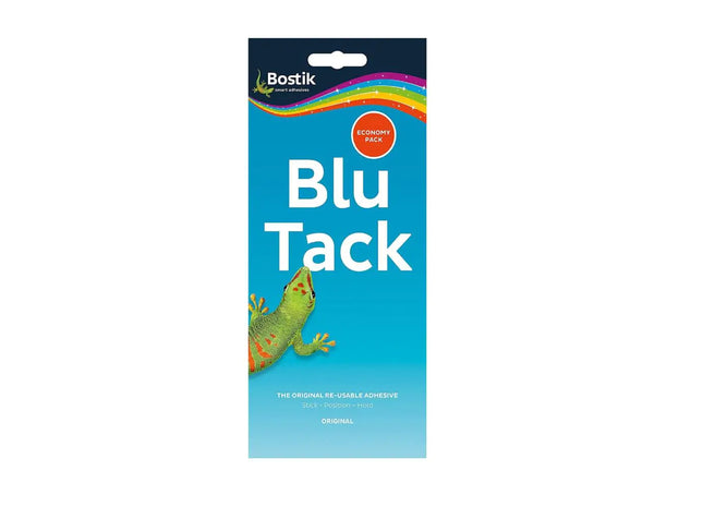Bostik blutack adhesive economy size pack blue 110g