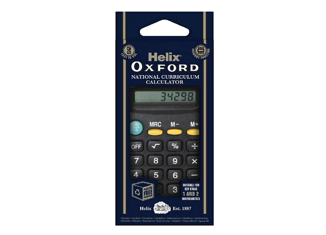 Helix Oxford pocket calculator