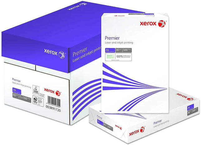 Xerox premier printer paper A4 80gsm white - pack of 5 reams
