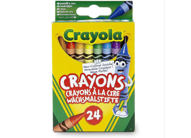 Crayola crayons 24 colours - single hang pack