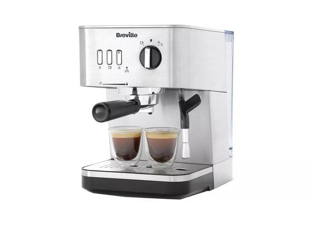 Breville VCF149 Bijou Espresso Coffee Machine - Silver