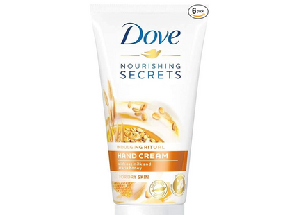 Dove Oatmeal Hand Treatment Cream - Pack of 6 x 75 ml (Total: 450 ml)