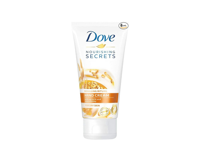 Dove Oatmeal Hand Treatment Cream - Pack of 6 x 75 ml (Total: 450 ml)