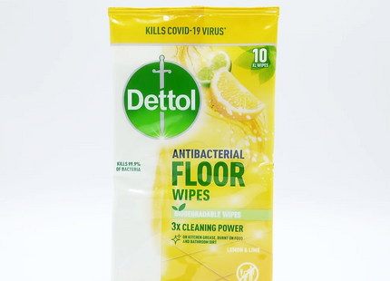 Dettol Floor Wipes Citrus x10