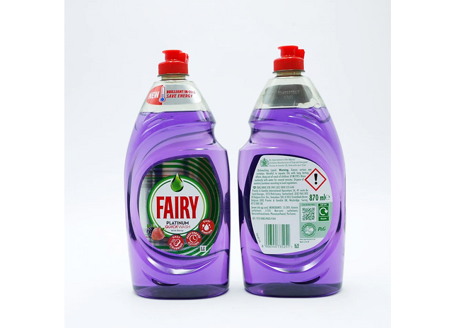 Fairy Liquid Platnium Quick Wash Wild Berry 870ml x6
