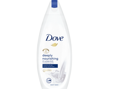 Dove Body Wash Deeply Nourishing 225ml x6